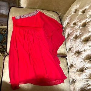 Girls One Shoulder Dress